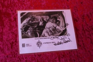 CYPRESS HILL LAMINIERTES AUTOGRAMM KOPIE NACHDRUCK - 90ER HIP HOP MEMORABILIA - Bild 1 von 5