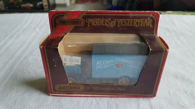 Matchbox Models of Yesteryear: Y-30 - 1930 Model AC Mack hellblau "Acorn" OVP - Bild 1 von 3