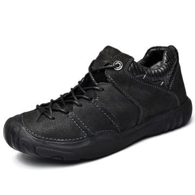 Genuine Leather Men Climbing Non Slip Shoes Casual Outdoor Sneakers Shoes   - Image 1 of 4
