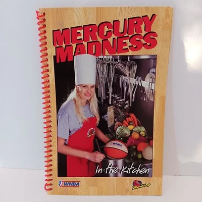 1999 Phoenix Mercury Cookbook Maria Stepanova and Michele Timms Autographs WNBA - Image 1 of 4