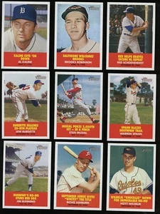 Topps Heritage Flashbacks 2007 set completo di 10 inserti - Foto 1 di 1