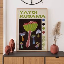 Yayoi Kusama Poster, Japanese Wall Art, Vintage Gallery Wall Décor, A2/A3/A4/A5