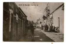 CARTOLINA BUSCEMI SIRACUSA CORSO VITTORIO EMANUELE-1924 ANIMATA VIAGGIATA RARA!