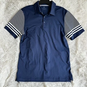 Adidas Herren Ultimate 365 Gradient Poloshirt Golf blau gestreift Ärmel Größe M - Bild 1 von 4