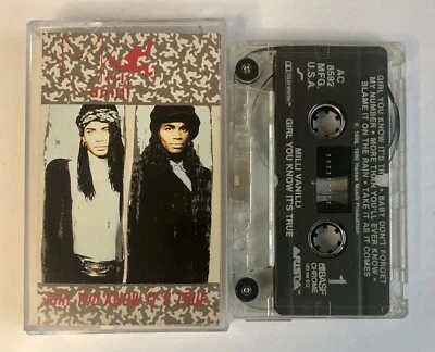 Milli Vanilli - Girl You Know Its True - Cassette Tape Arista AC-8592. 1989 - Image 1 of 4
