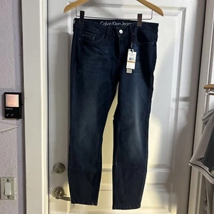 Calvin Klein Jeans Women's 29 Ankle Skinny Denim Pants Pockets Ladies NEW - Picture 1 of 11