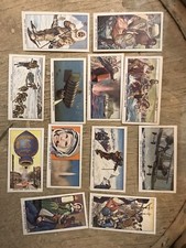 Lot of 12 Trade cards Famous Firsts space flight explorer first man on the moon