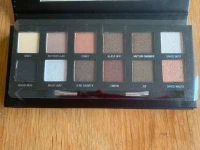 Brand New W7 Spaced Out Pressed Pigment Palette X12 Shades , Smudger  & Mirror - Image 1 of 4