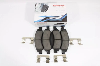 Pastillas de freno delanteras de cerámica completa Asianautos con hardware para Chevrolet Avalanche 08 Foto 1 de 4