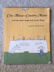 City Mouse-Country Mouse & Two More Tales from Aesop~Vtg Scholastic~Parry~Paper - Picture 1 of 4
