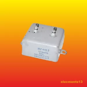 1 uF 600 V 5% RUSSIAN PAPER IN OIL PIO AUDIO CAPACITORS KBG-MP 2 КБГ-МП 2 - Picture 1 of 4