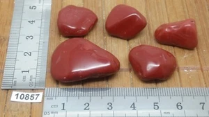 LOT JASPE ROUGE pierre roulee mineraux lithotherapie reiki collection quartz - Picture 1 of 1