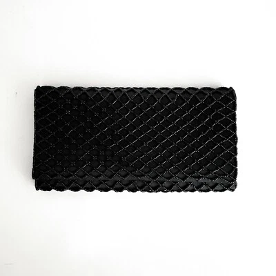 Bolso de mano RETRO Vintage Jazz Age Gatsby cuentas negras Foto 1 de 4