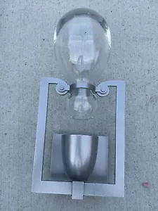 Hubbardton Forge LED Apothecary 14" Wall Sconce Model:203300 Vintage Platinum - Picture 1 of 11