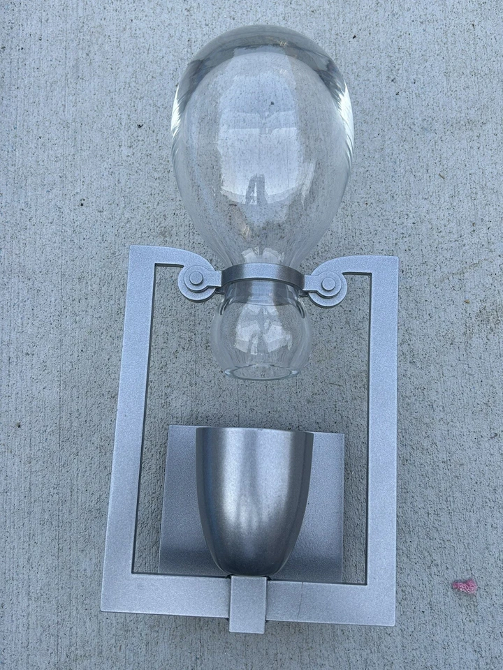 Aplique de pared Hubbardton Forge LED boticario 14" modelo: 203300 vintage platino Foto 1 de 4