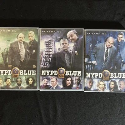 NYPD Blue Seasons 6/7/9 LOT Dennis Franz Rick Schroder Andrea Thompson DVD Lot - Image 1 of 4