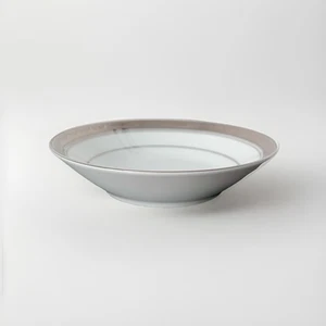 Cuenco de postre de frutas Noritake Crestwood Platinum 4 OZ 4166-408 NUEVO - Imagen 1 de 6