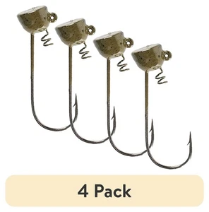 (4 Pack)  Spot Remover 3/16 OZ Green Pumpkin Fishing Lures for Bass - Picture 1 of 12