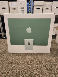 Apple 2024 iMac M4 Chip 8-Core CPU 8-Core GPU 16GB Unified Memory 256GB Grün - Bild 1 von 8