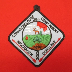 Boy Scout 1975 Sección SC1B OA Cónclave Comanche 254 Nischasch WWW Parche F2512B1 - Imagen 1 de 2