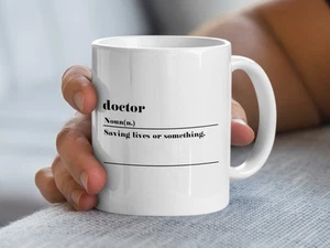 Personalization Description Coffee Mug for Doctor Gift, Funny Mug - Picture 1 of 7