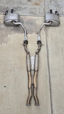 OEM 2022 2023 KIA STINGER GT2 3.3L V6 Turbo Cat-Back Exhaust / mufflers STOCK - Image 1 of 4