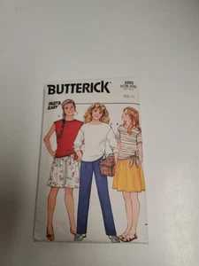 Vintage Butterick Schnittmuster 3202 Mädchen Top Rock & Hose Größe 12-14 - Bild 1 von 4