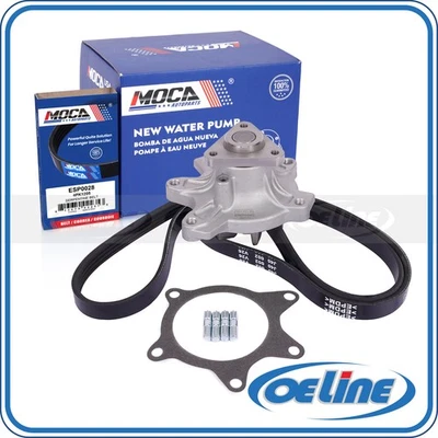Bomba de água com correia para motor Scion xA xB 1.5L L4 DOHC 2004-2006 - Imagem 1 de 4