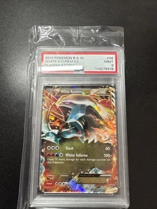 Pokemon PSA 10 White Kyurem EX Plasma Storm 96 Psa 9 - Picture 1 of 1