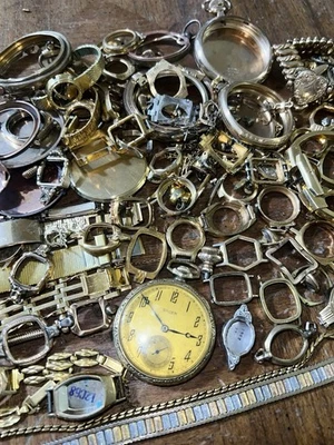 10k 12k 14k镀金手表表壳及1000克废纸套装 — 第 1/4 张图片