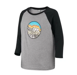 NEW Ski Doo Baseball Tshirt 7-8 Lightweight Boy/Girl - Picture 1 of 4