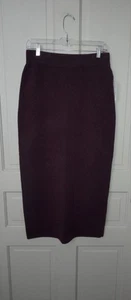 NWT (MSRP $30) a new day sz M Elastic Waist Burgundy Sweater Maxi Skirt 50%... - Imagen 1 de 12