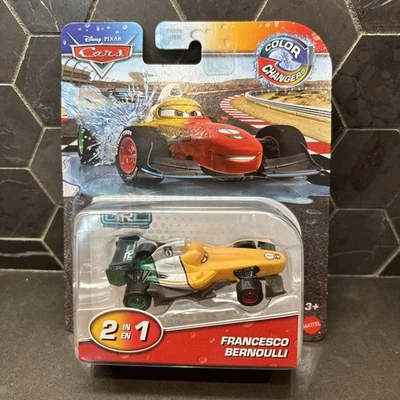 Автомобили Disney Pixar — меняющие цвет 2 в 1 Франческо Бернулли — новые и запечатанные - Изображение 1 из 4