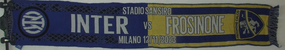 SCIARPA SCARF CALCIO BUFANDA SCHAL ULTRAS INTER VS FROSINONE (357) - Immagine 1 di 1