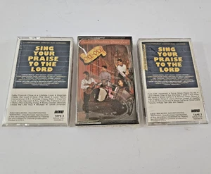 Lot of 3 VTG Music Cassettes Ole Ole & Sing your Praise to the Lord Tape 2 & 3 - Picture 1 of 6