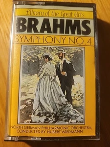 Brahms  symphony No,4   library of the great arts    cassette - Picture 1 of 3