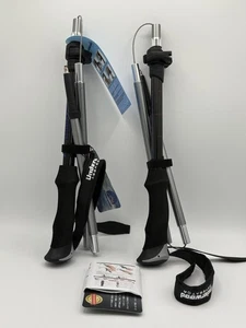 Underwood Aggregator Collapsible Trekking Poles 2 Pack Unisex Adults Kids - Picture 1 of 16