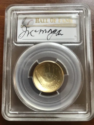 2014w gold JOE MORGAN MS70 $5 PCGS Baseball HOF! ONLY 17 EXIST! Book Value=$2800 Cover