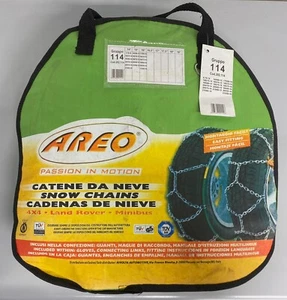 Due Catene da neve AREO per 4x4 Gruppo 114 195/70-15 195/65-16 205/55-16 16mm - Imagen 1 de 6
