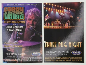 Three Dog Night ad flyer handbill NYC BB King concert 2018 Corky Laing Mountain - Picture 1 of 1