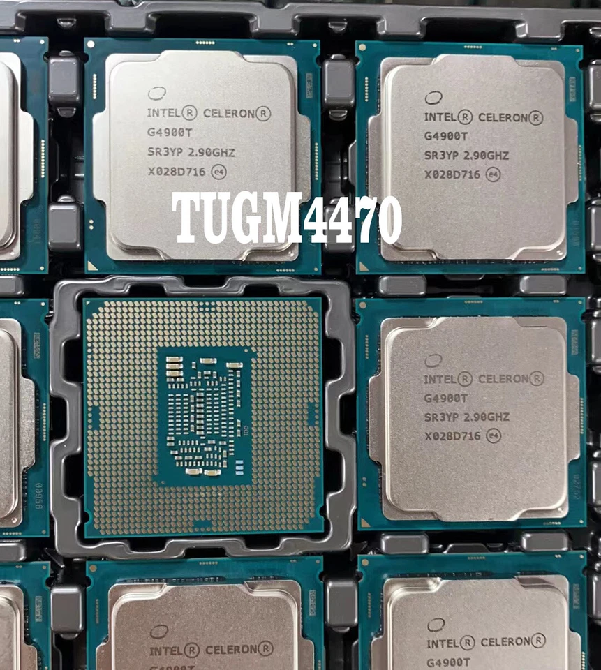 8th generation Intel Celeron G4900T LGA 1151 CPU processor  dual core 2.90 GHz- - Image 1 of 1