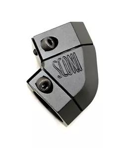 SCONI LEAN LOCKING ALUMINIUM FEEDNECK PAINTBALL ELLENBOGEN 7/8"-1" - STAUBSCHWARZ - Bild 1 von 10