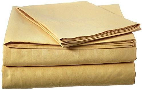 Juego de sábanas a rayas Dobby de algodón de 300 hilos Comfort de lino - colores surtidos/si Foto 1 de 1