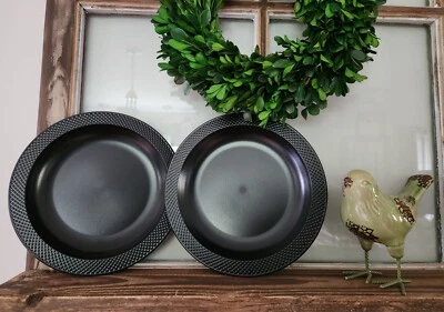 Platos de colección Benson & Hedges negros de firma ~ ¡NUEVOS! Foto 1 de 4