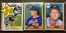 1987 TOPPS Rack Pack ROGER CLEMENS  AS Glossy & ERIC DAVIS showing F6020411