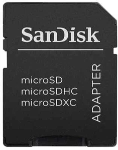 5x SanDisk microSD to SD Memory Card Adapter MICROSD-ADAPTER (Card Not Included) - Picture 1 of 2
