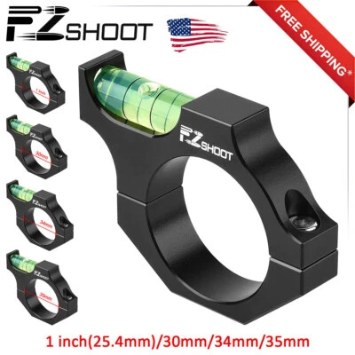 EZSHOOT Rifle Scope Spirit Bubble Level W/ Ring Mount Holder For 1"/30mm/34mm/35mm Tubes