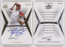 2012 Leaf Ultimate Draft Gold /10 Tyler Gonzales #BA-TG1 Auto