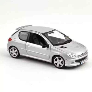NOREV COLLECTORS 1:18 AUTO DIE CAST PEUGEOT 206 RC 2003 ARGENTO ART 184726 - Foto 1 di 3