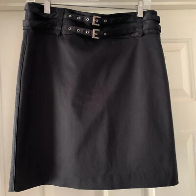 Valerie Stevens Ropa Deportiva Falda Negra Elástica Talla 8P Nueva Foto 1 de 4